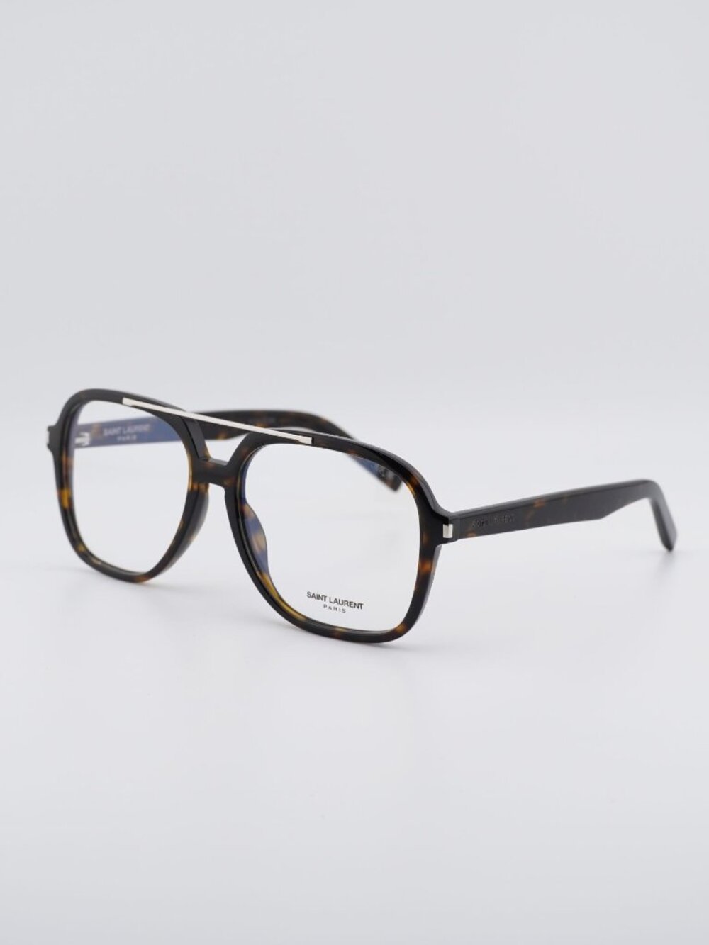 Saint Laurent SL545 OPT 002 Eyeglasses Havana 58mm Aviator Frame
